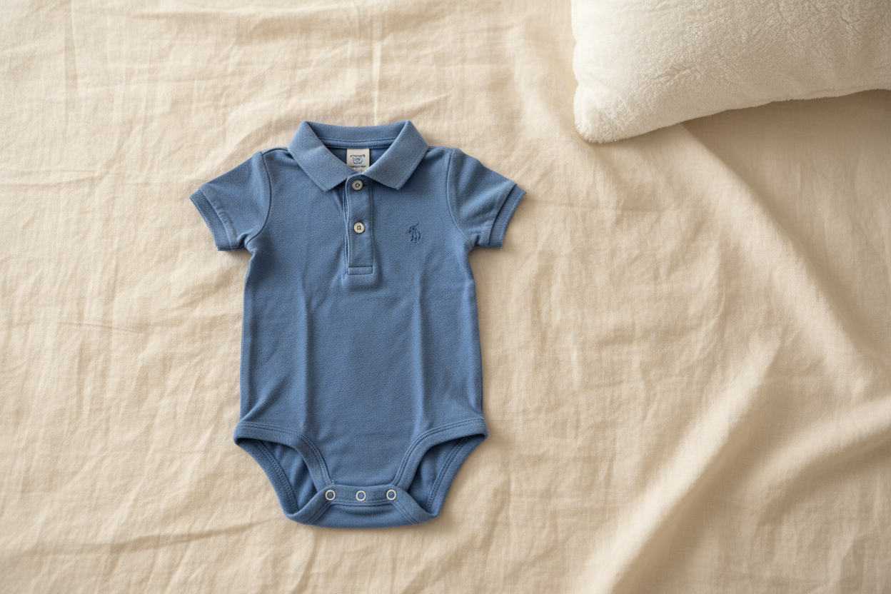 Blue Polo Bodysuit