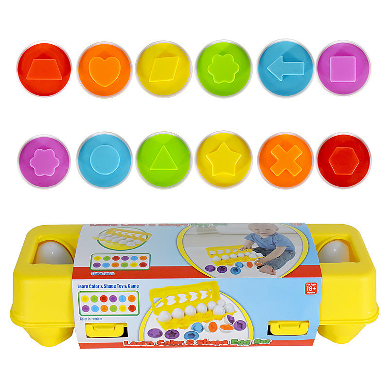 12-digit number matching eggs educational toy for early math skills development