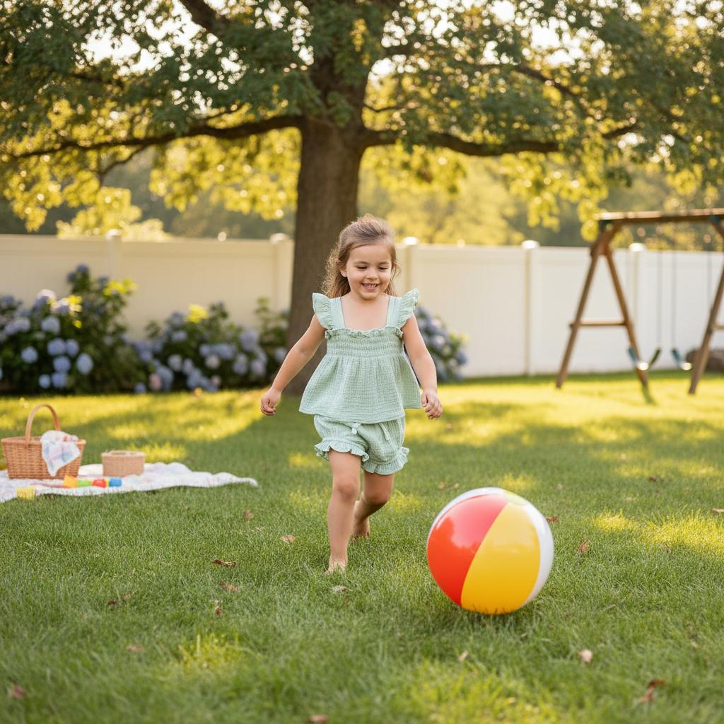 Girls' Tank Top & Shorts Set Lifestyle