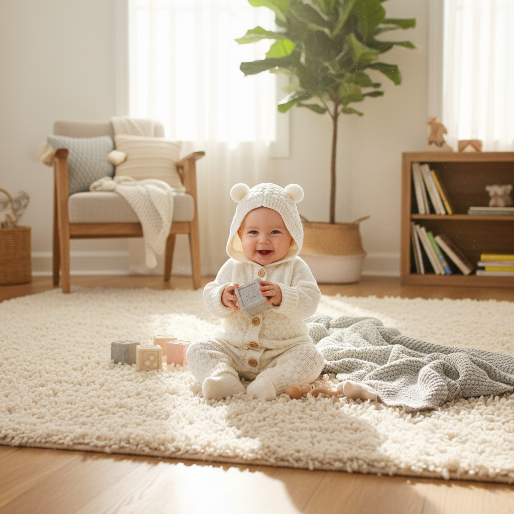 Hooded Knit Jumpsuit Lifestyle