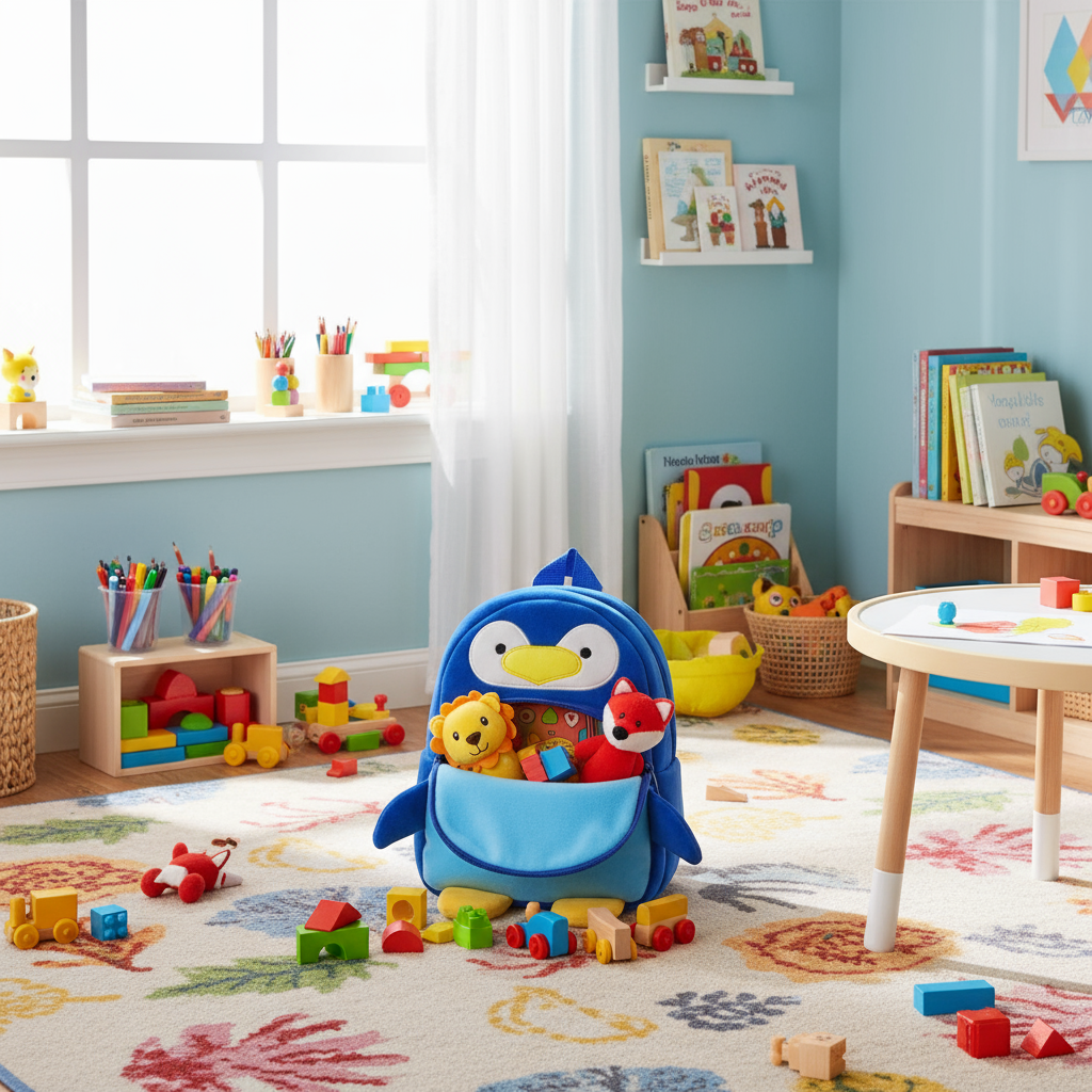 Kids Cartoon Toy Bag Lifestyle