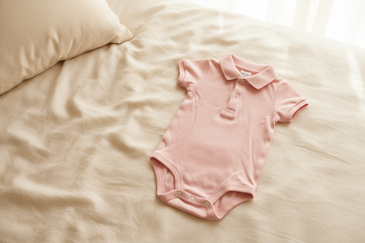 Pink Polo Bodysuit