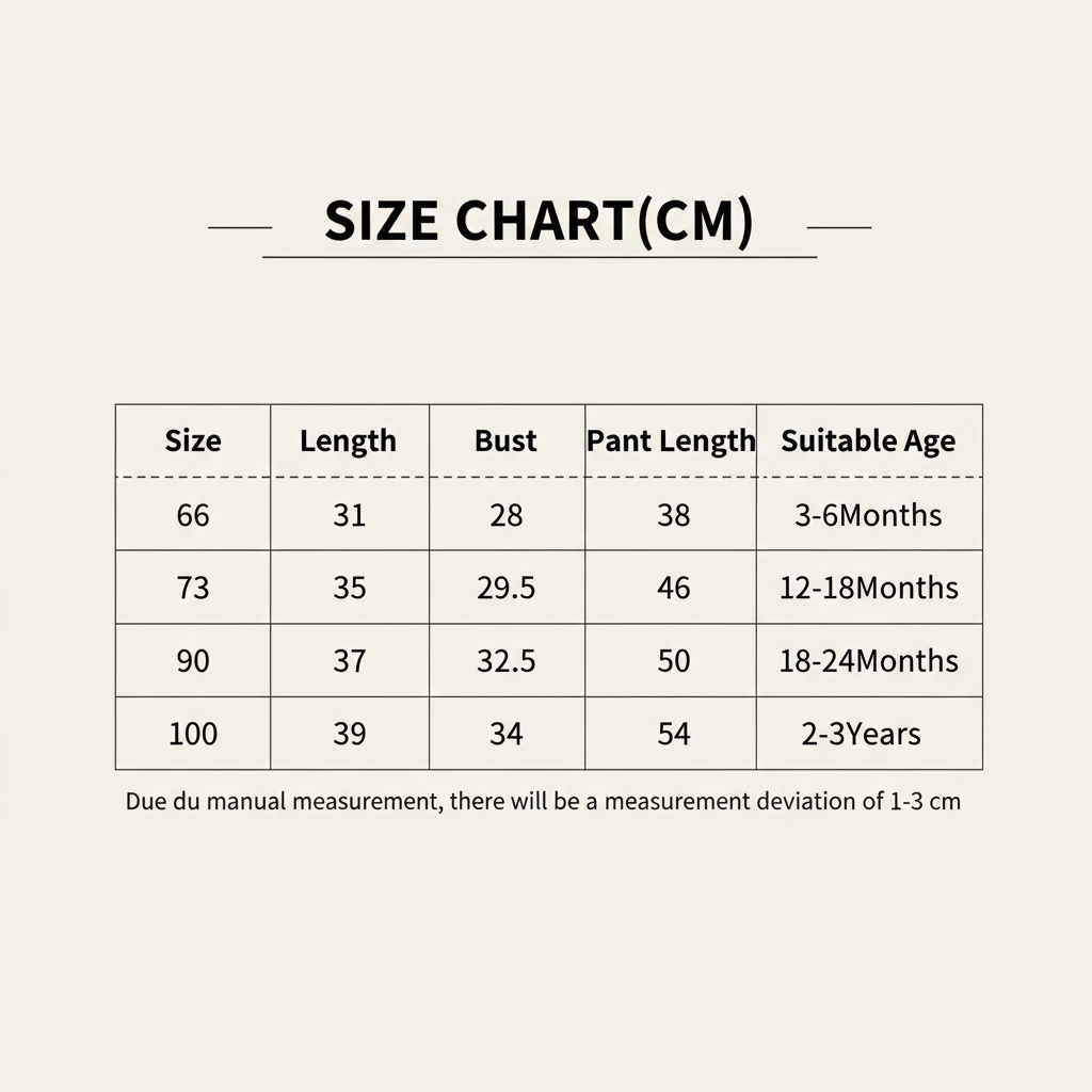 Professional Size Chart