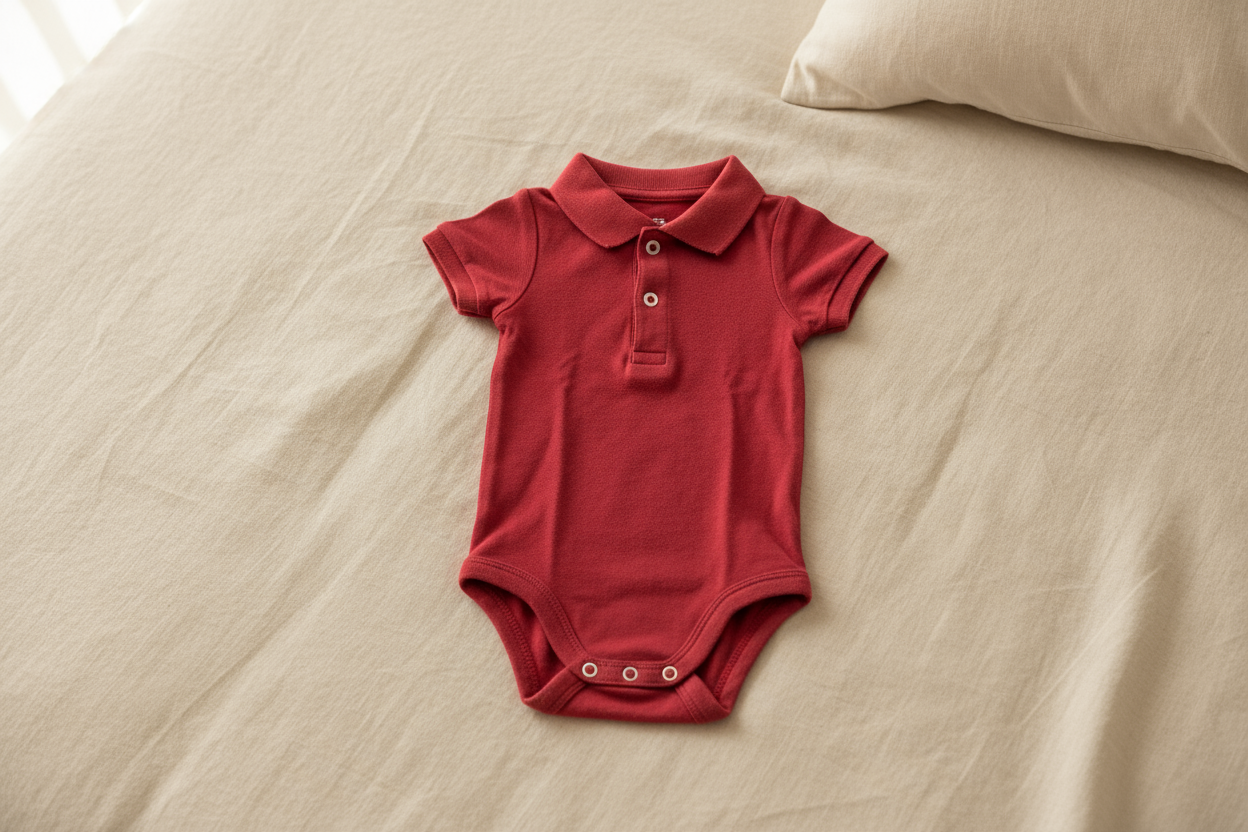 Red Polo Bodysuit