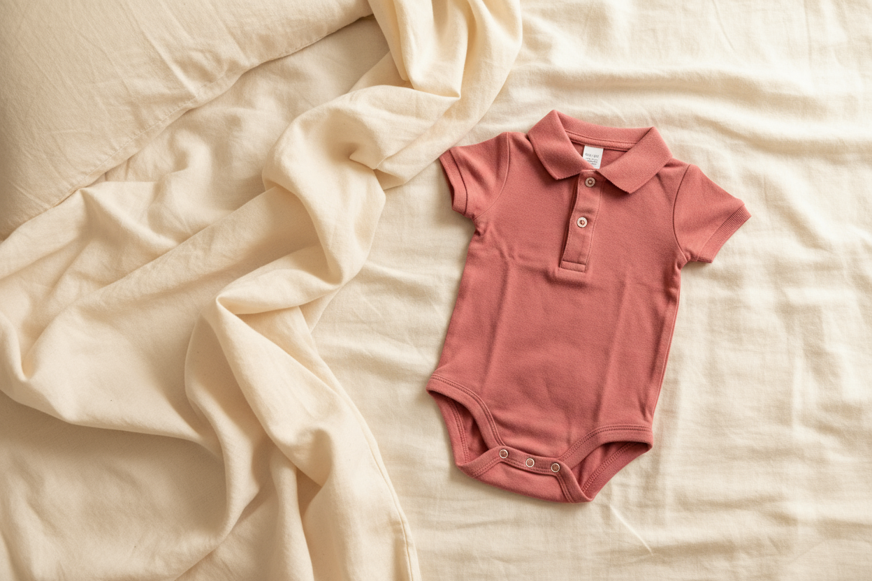 Rose Red Polo Bodysuit