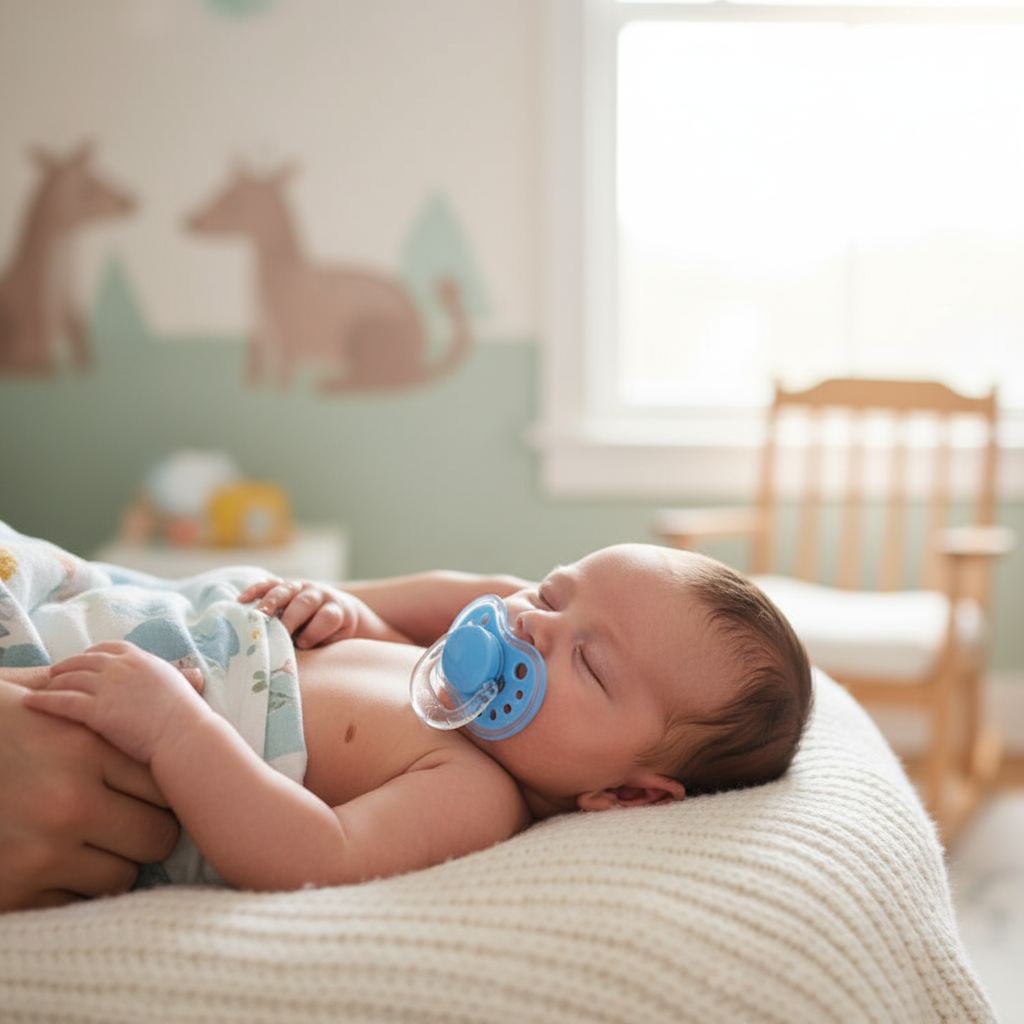 Silicone Baby Pacifier Lifestyle